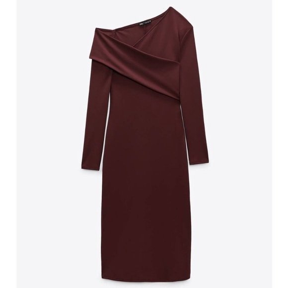 Crossed Asymmetrical Dress