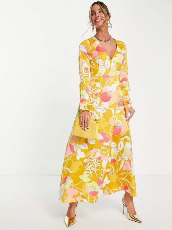 Wrap Midi Dress