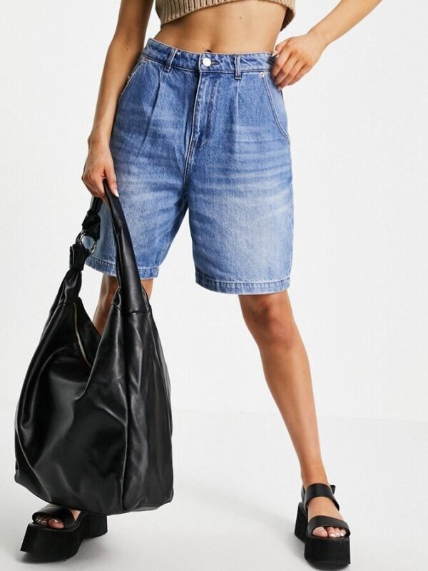 oversized pu knot tote bag in black
