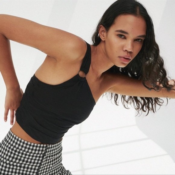 One Shoulder Crop Top
