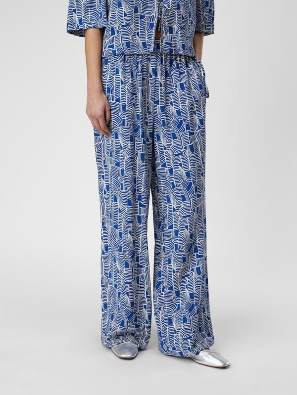 Blue Print Pant