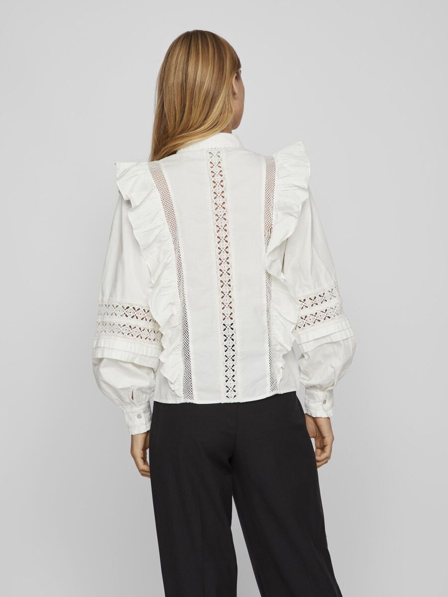 Ruffle Detail Long Sleeve Shirt - Image 2