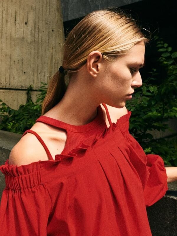 Off Shoulder Puff Sleeves