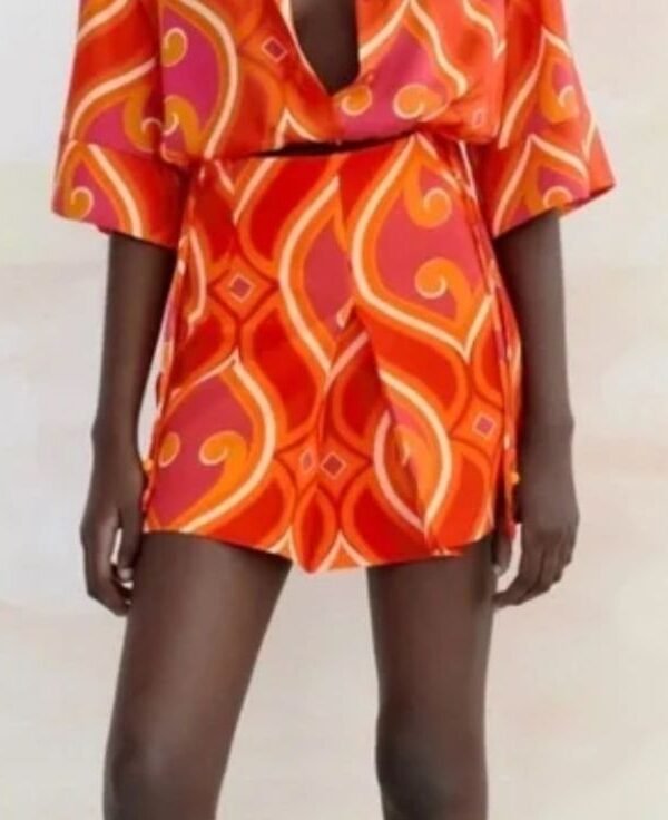 Pleat Detail Skort