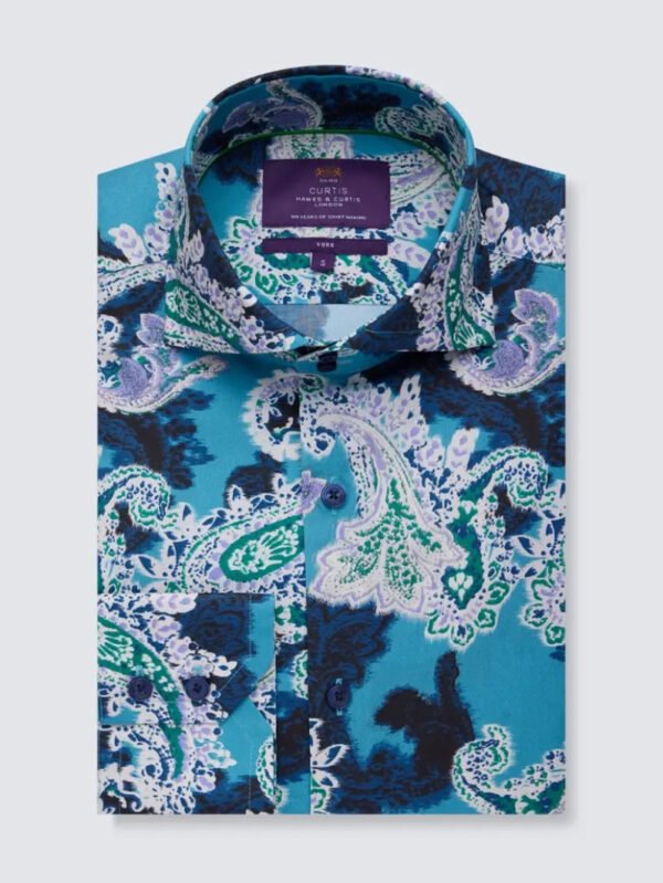 Hawes & Curtis York Ombre Paisley Shirt
