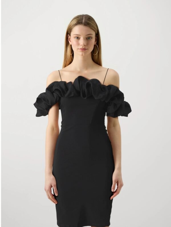 Ruffle Detail Cocktail Dress
