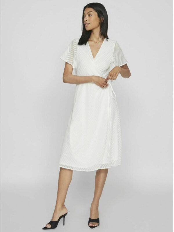 White Wrap Dress