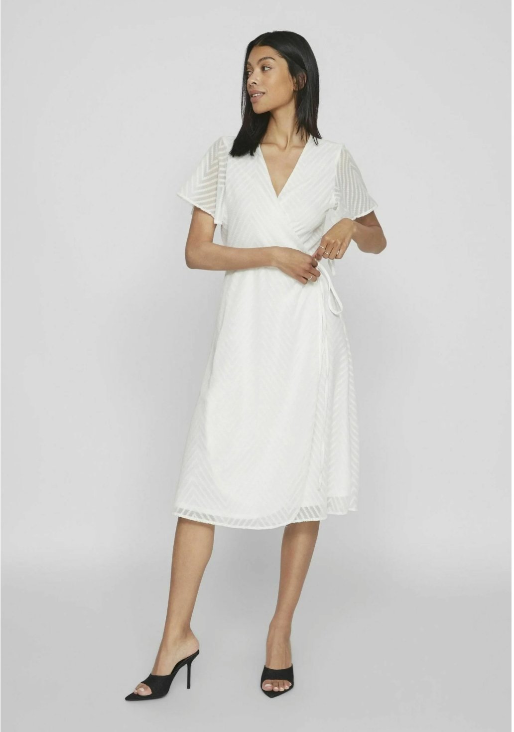 White Wrap Dress