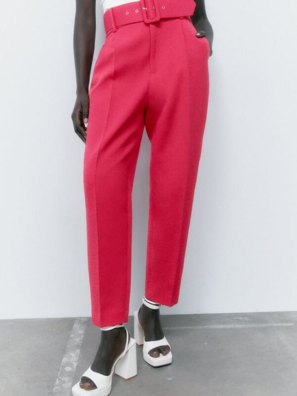 Pink Belted Pant