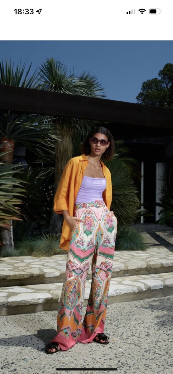 Print Belted Pant - Image 2
