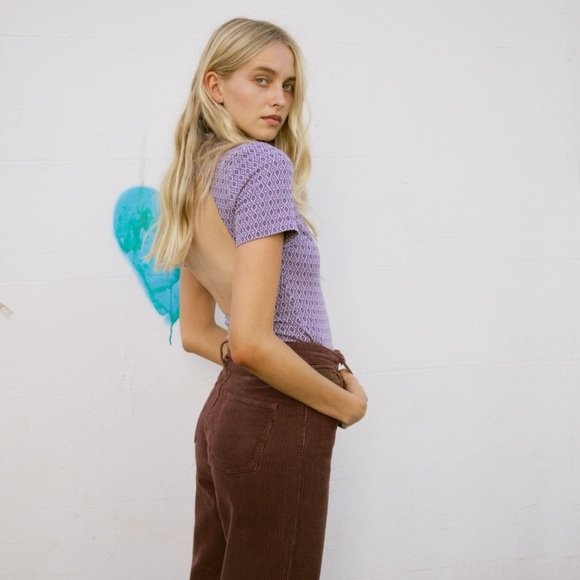 Geometric Print Bodysuit - Image 3