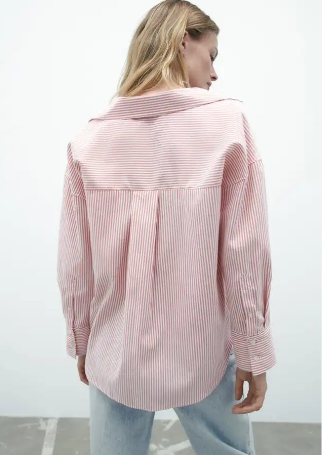 Red Stripe Oxford Shirt - Image 2