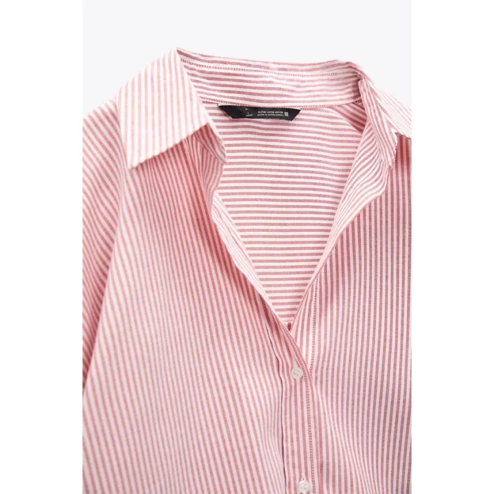 Red Stripe Oxford Shirt - Image 4