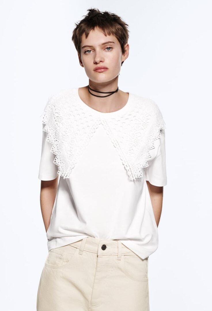 Lace Detail Tee