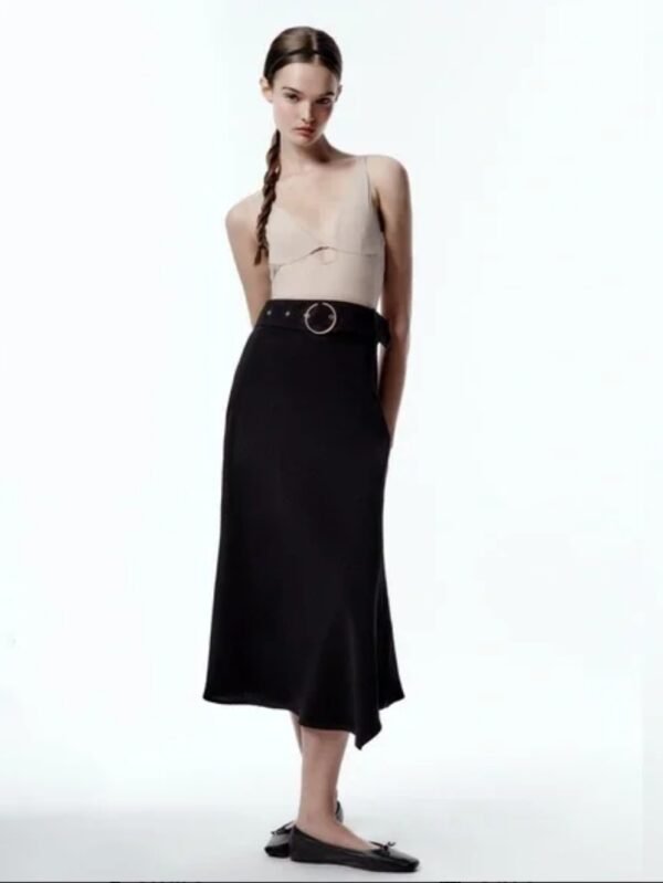 Midi Belted Skirt