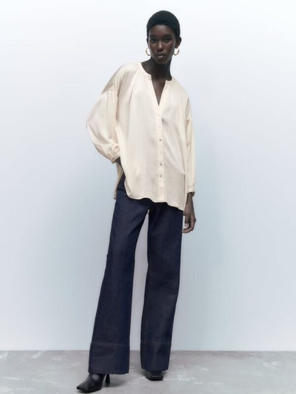 Oversized Flowing Blouse