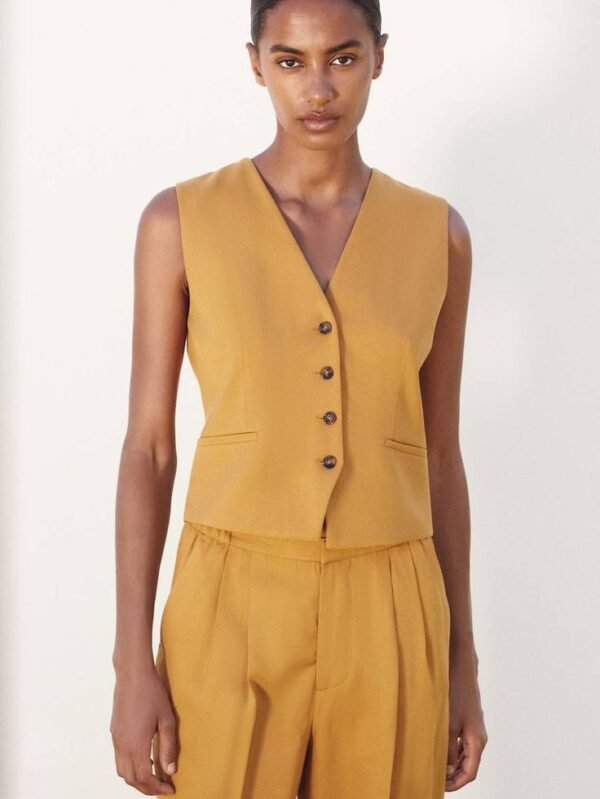 V Neck Waistcoat