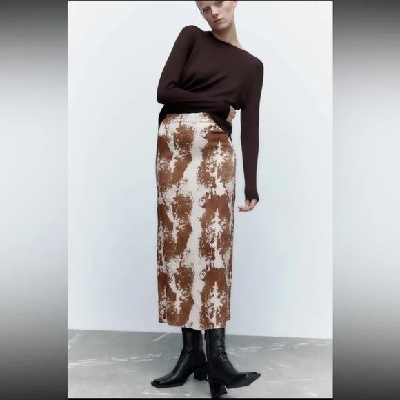 Animal Print Skirt