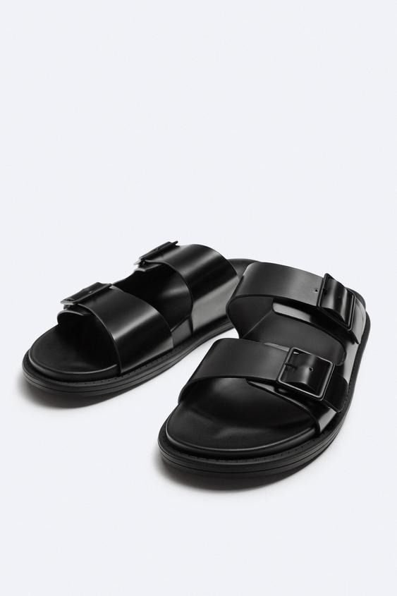 Men Double Strap Slide