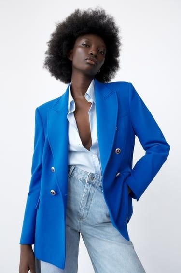 Tailored Double Breasted Blazer