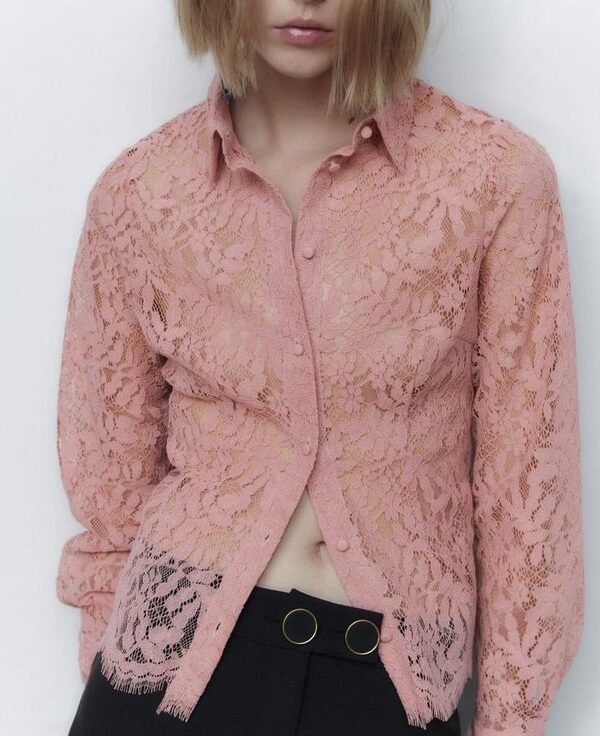 Nude Lace Shirt