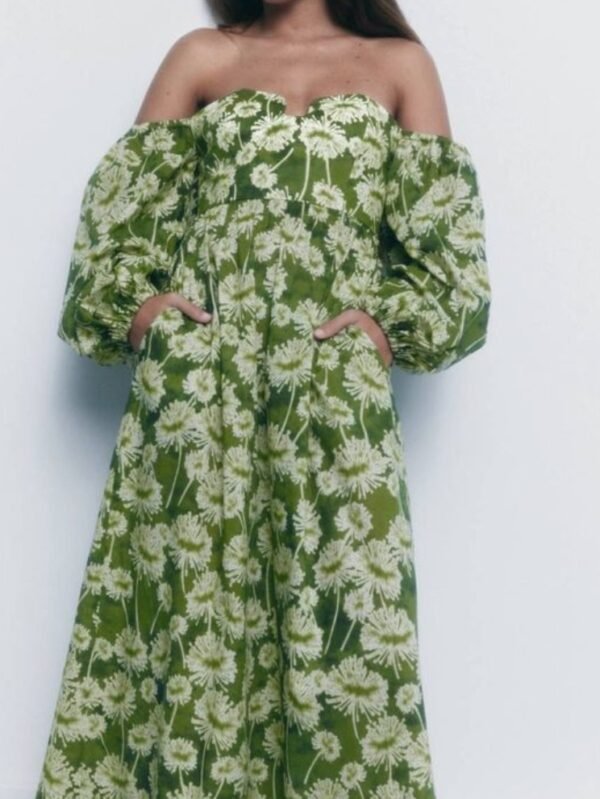 Cotton Midi Dress