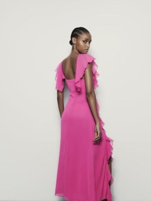 Ruffle Pink Dress