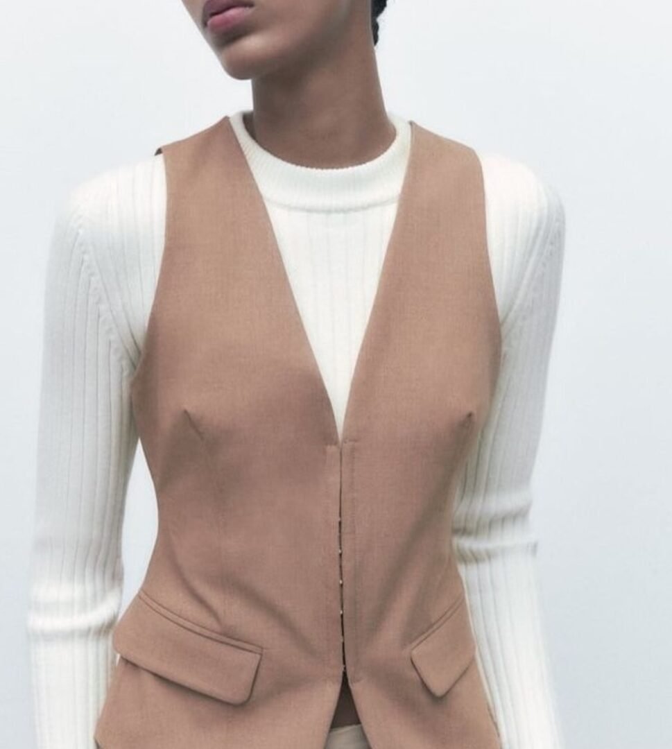 Eye And Hook Waist Coat