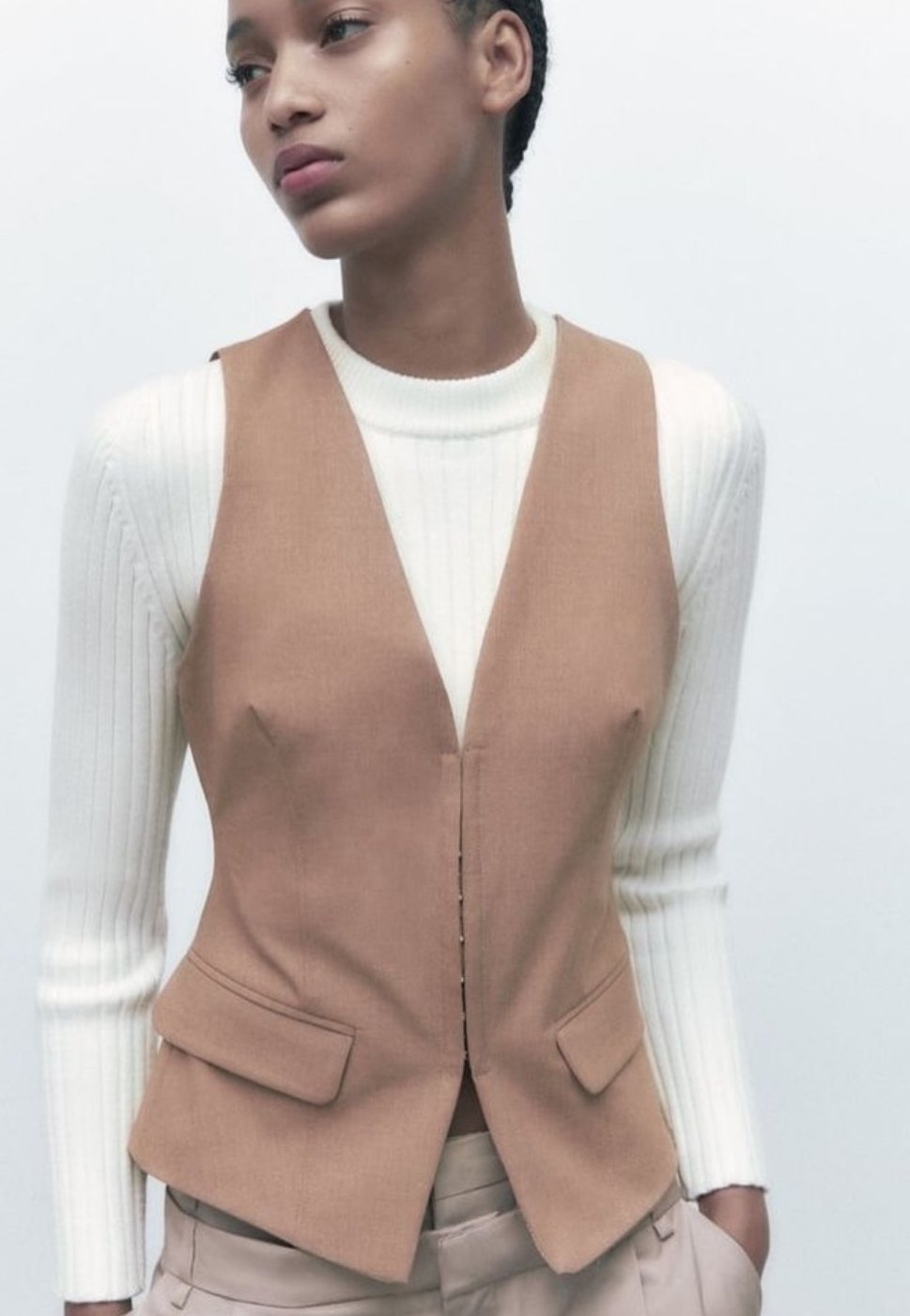 Eye And Hook Waist Coat