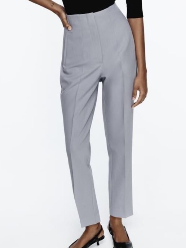 Grey High Waist Pants