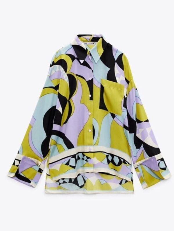 Geometric Print Shirt