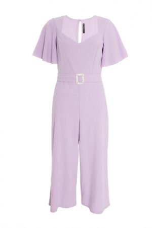 Quiz Lilac Buckle Jumpsuit Cullote