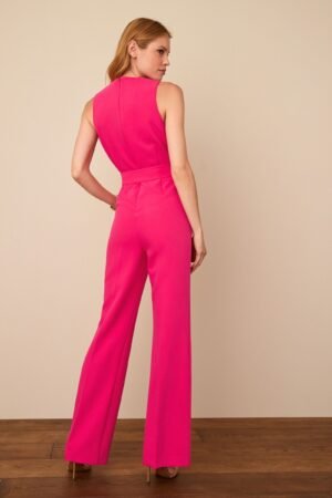 Belted Wide Leg Jumpsuit