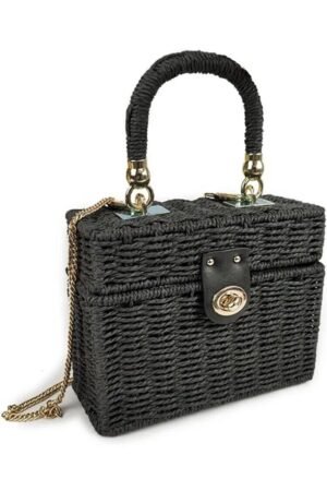 Wicker Basket Bag