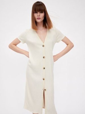 Button midi Dress