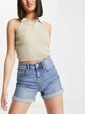 Denim Boyfriend Short