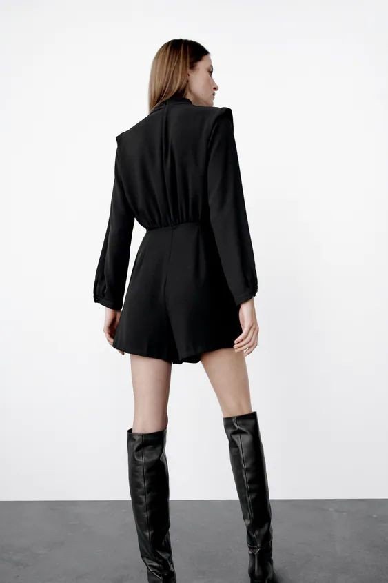 Cowl Neck Playsuit