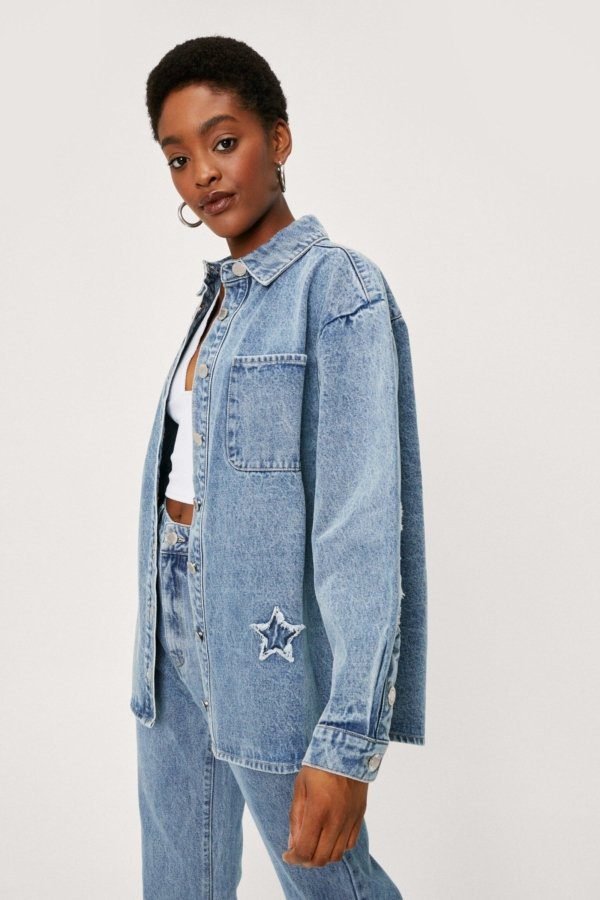 Oversized Denim Shirt