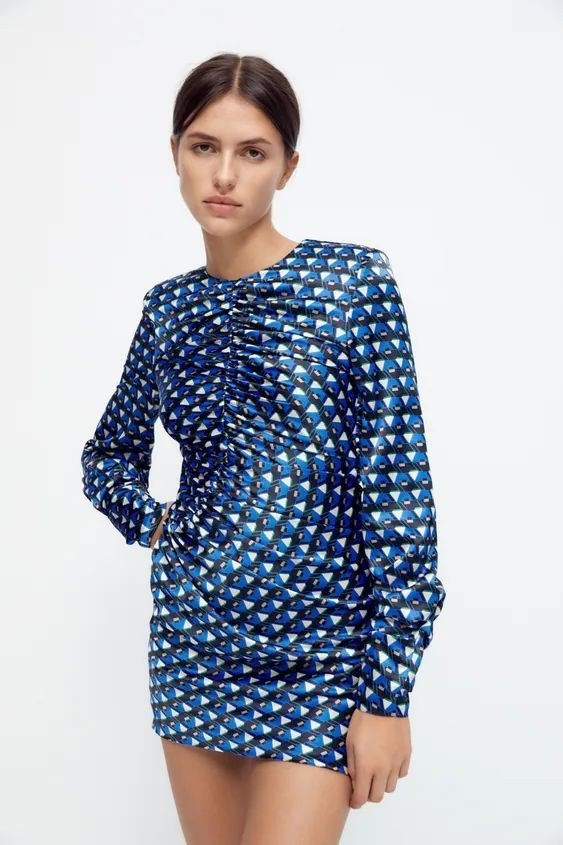 Geometric Print Dress