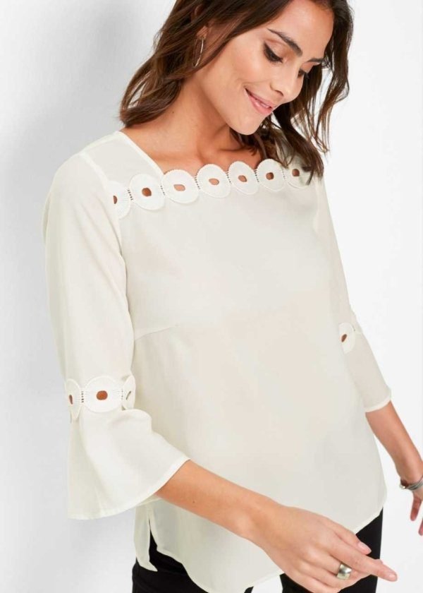 Loose creme Blouse