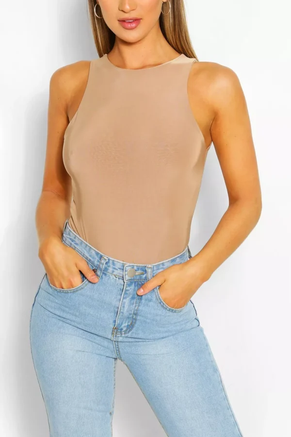 Boohoo Double Slinky Bodysuit