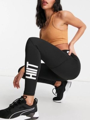 HIIT Logo Leggings In Black