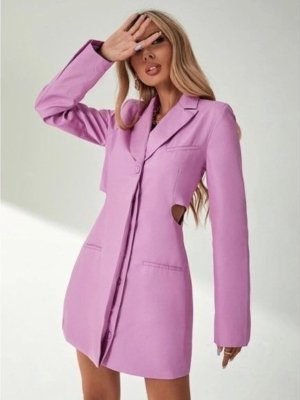 Cutout Blazer Dress