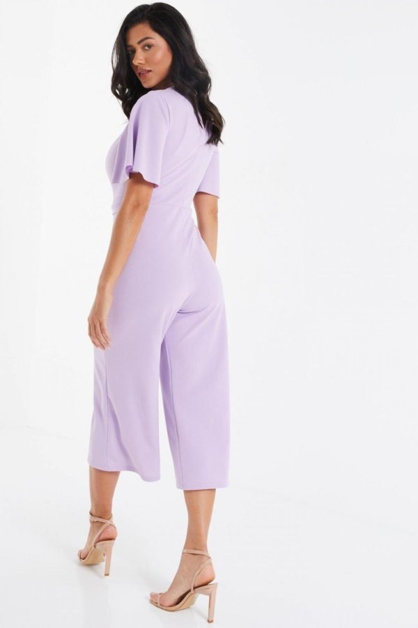 Quiz Lilac Buckle Jumpsuit Cullote