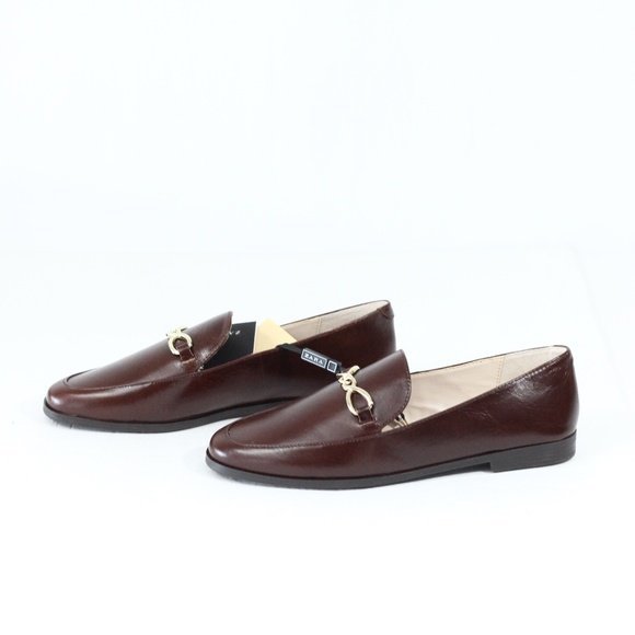 Brown Women Leather Loafers