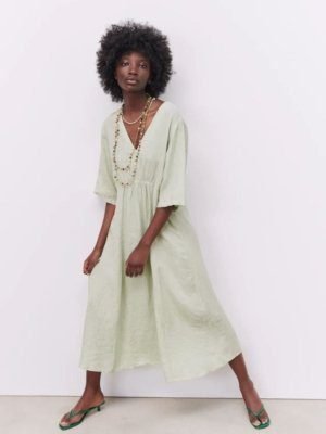 Long Linen Dress