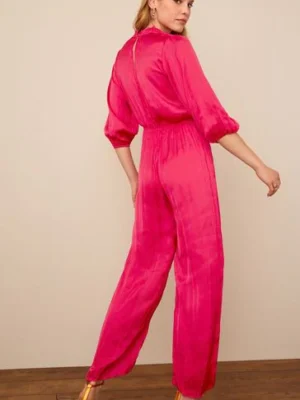 Next Satin Tie Neck Jumpsuit