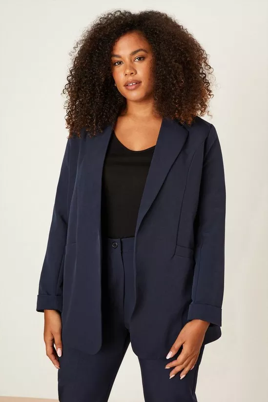 Dorothy Perkins Plain Turn Back Cuff Blazer