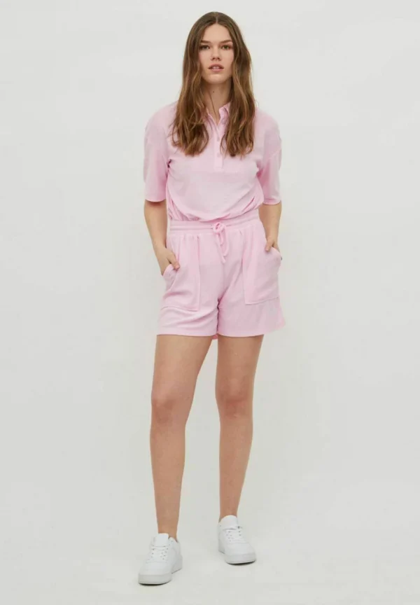 Vila Vilule Short Sleeve Top And Shorts set