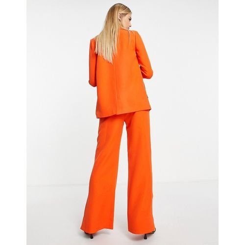 Split Hem Trouser In Orange